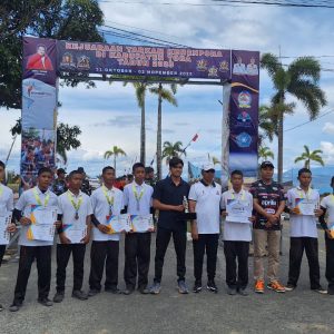 KECAMATAN SIGUMPAR RAIH JUARA III LOMBA GERAK JALAN PADA KEJUARAAN TARKAM KEMENPORA KABUPATEN TOBA 2025