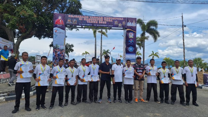 KECAMATAN SIGUMPAR RAIH JUARA III LOMBA GERAK JALAN PADA KEJUARAAN TARKAM KEMENPORA KABUPATEN TOBA 2025